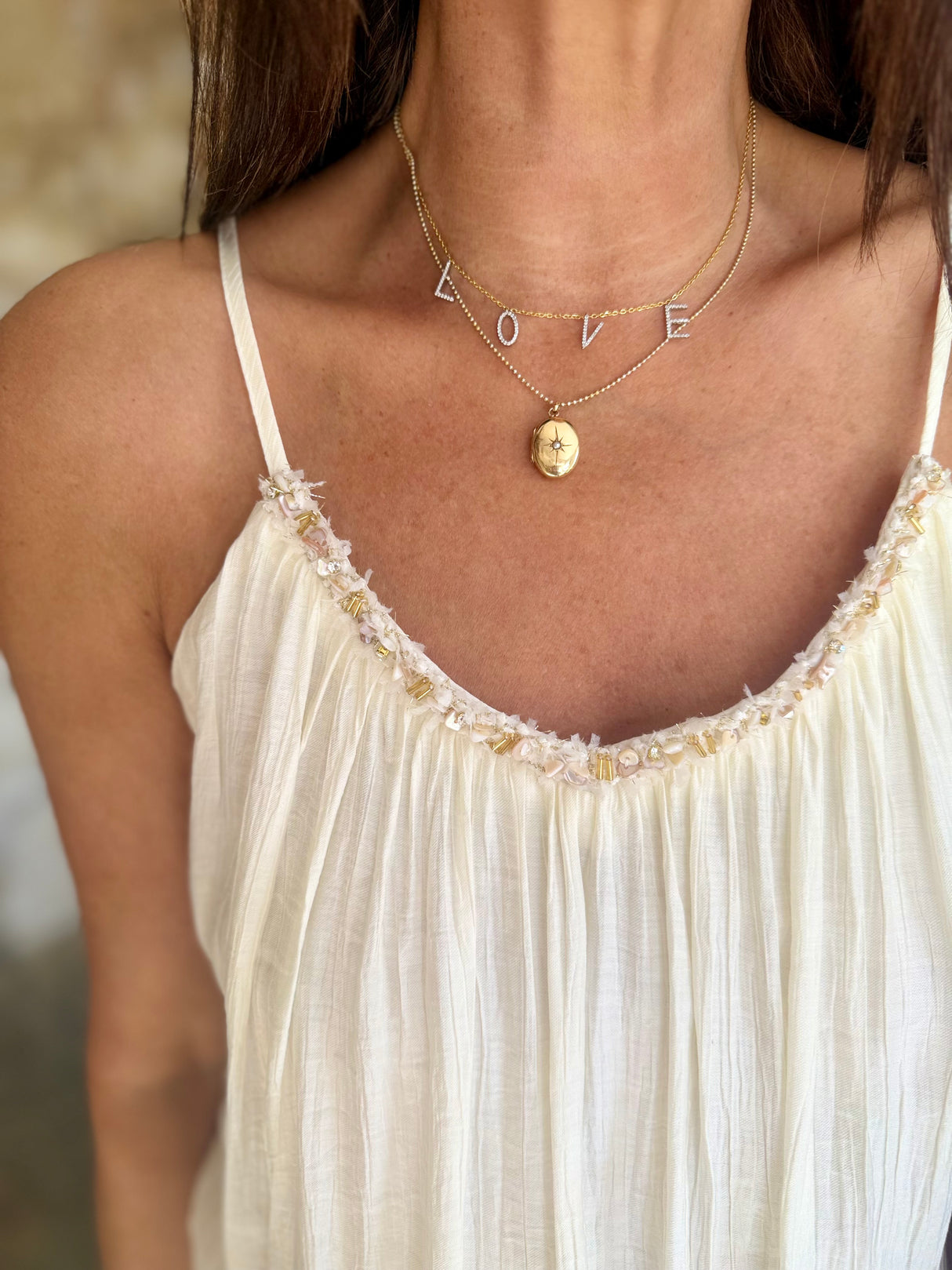 Virelle Dress - Cream