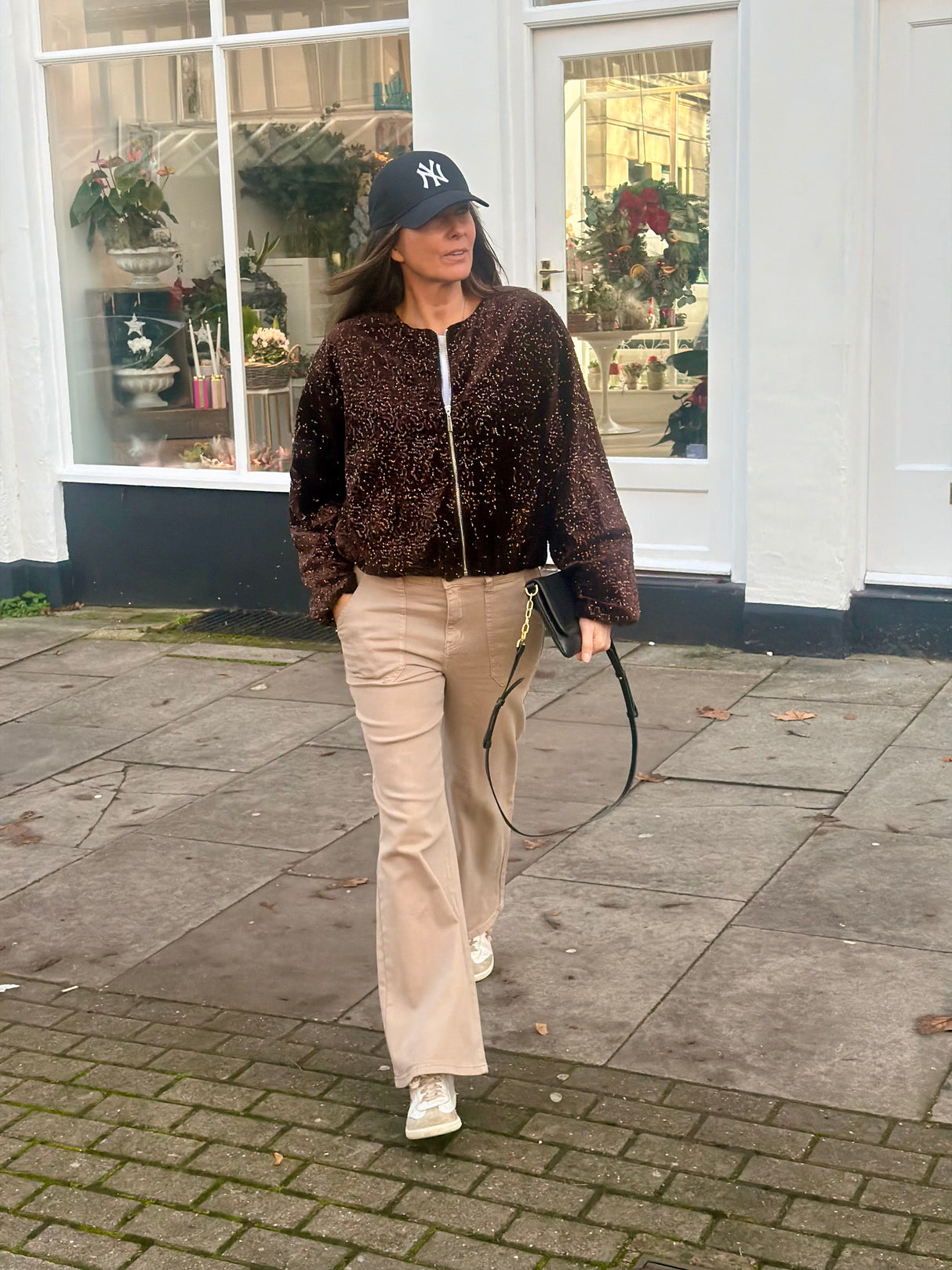 Crush Wide Leg Jean - Putty