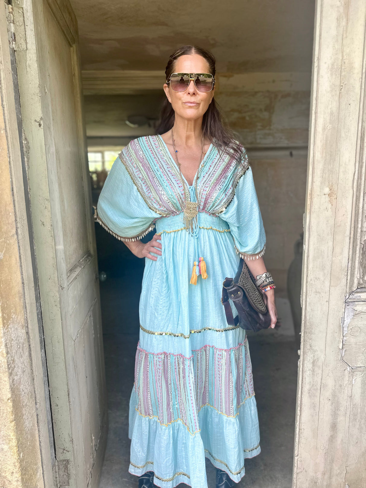 Sintra Beaded Maxi Dress