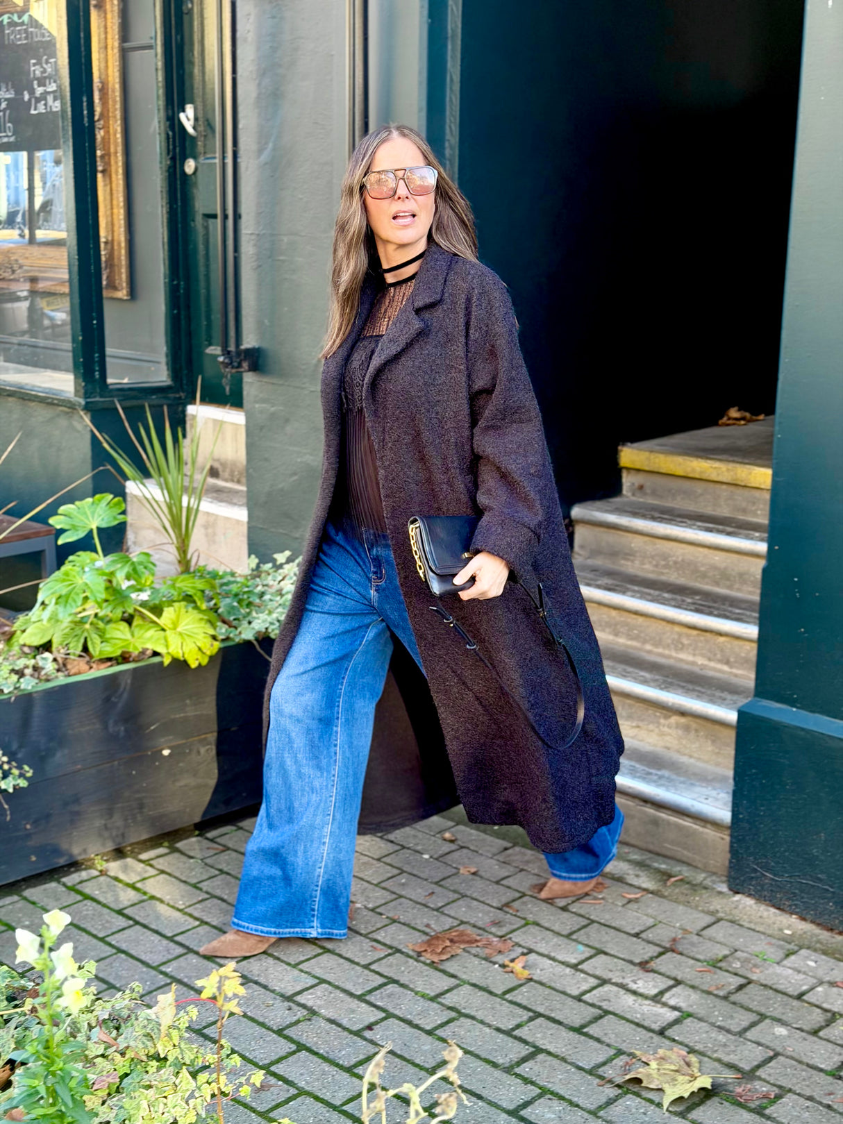 Mara Knitted Jacket - Black