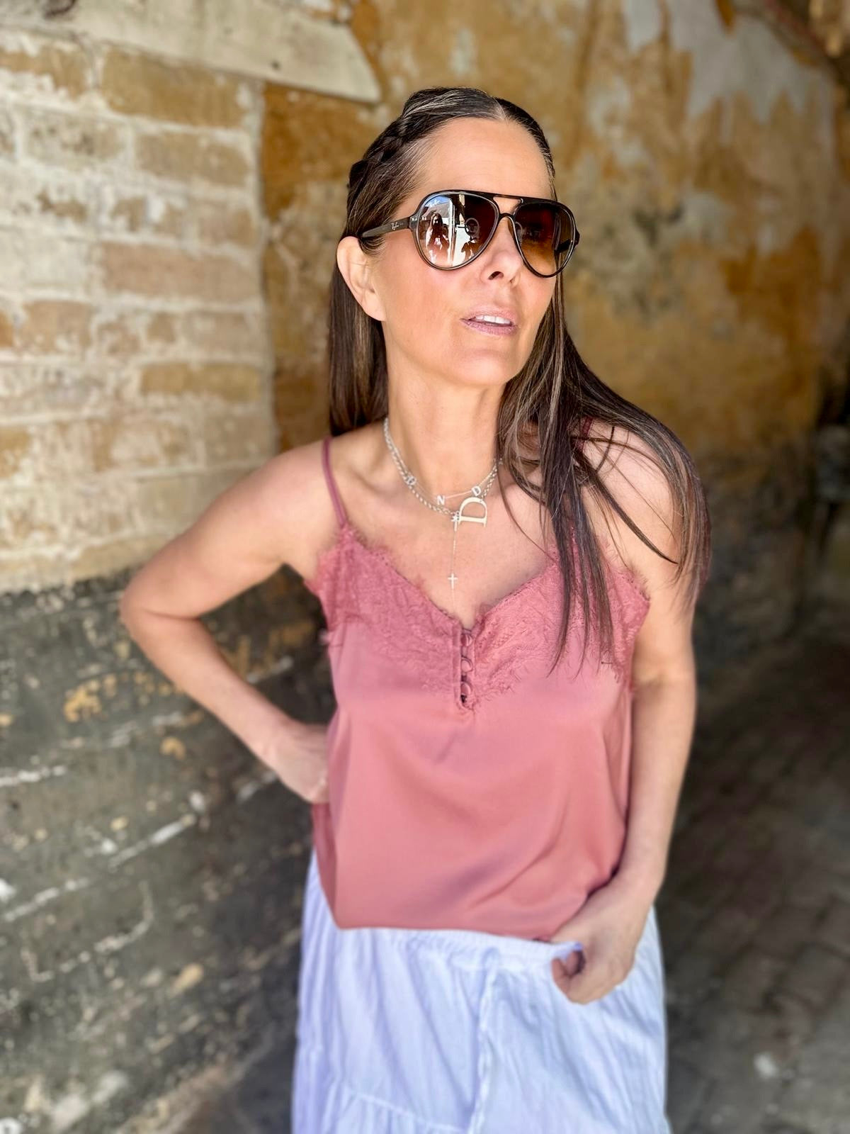 Jamey Cami - Dark Pink