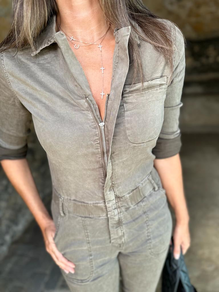 Jules Jumpsuit Chocolate