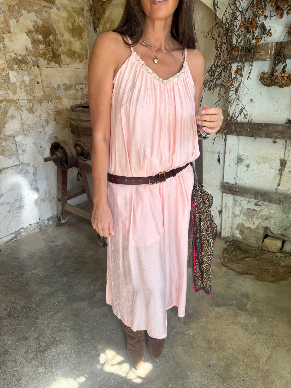 Virelle Dress - Pink