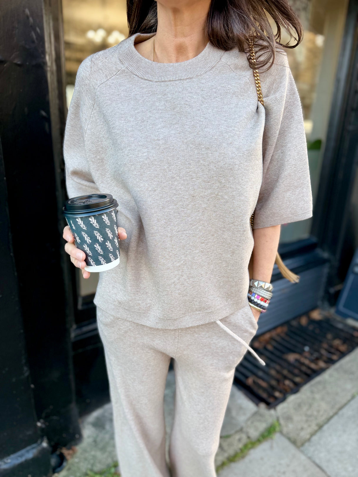 Hattie Sweatshirt - Beige