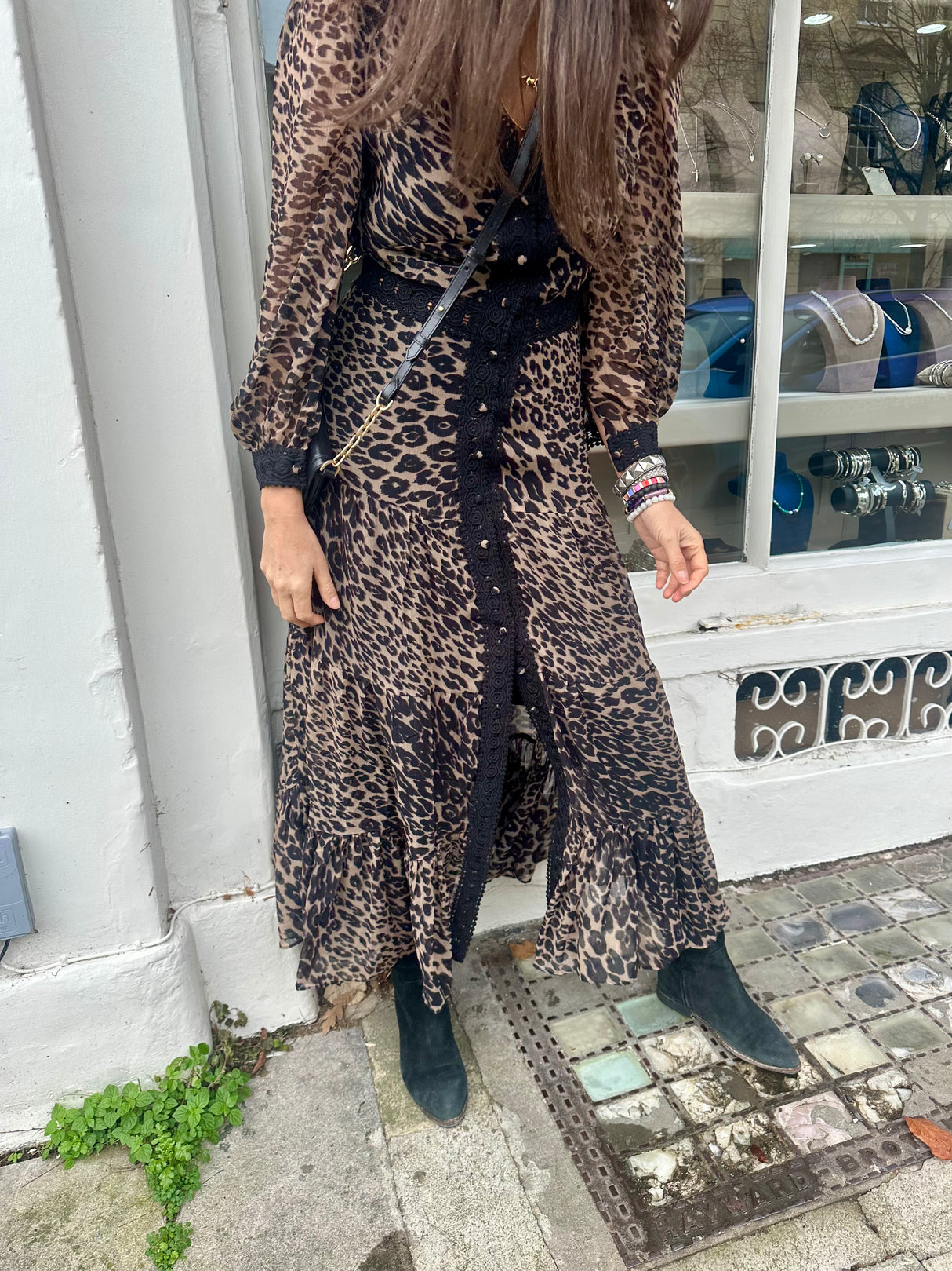 Amelie Maxi Dress - Animal Print