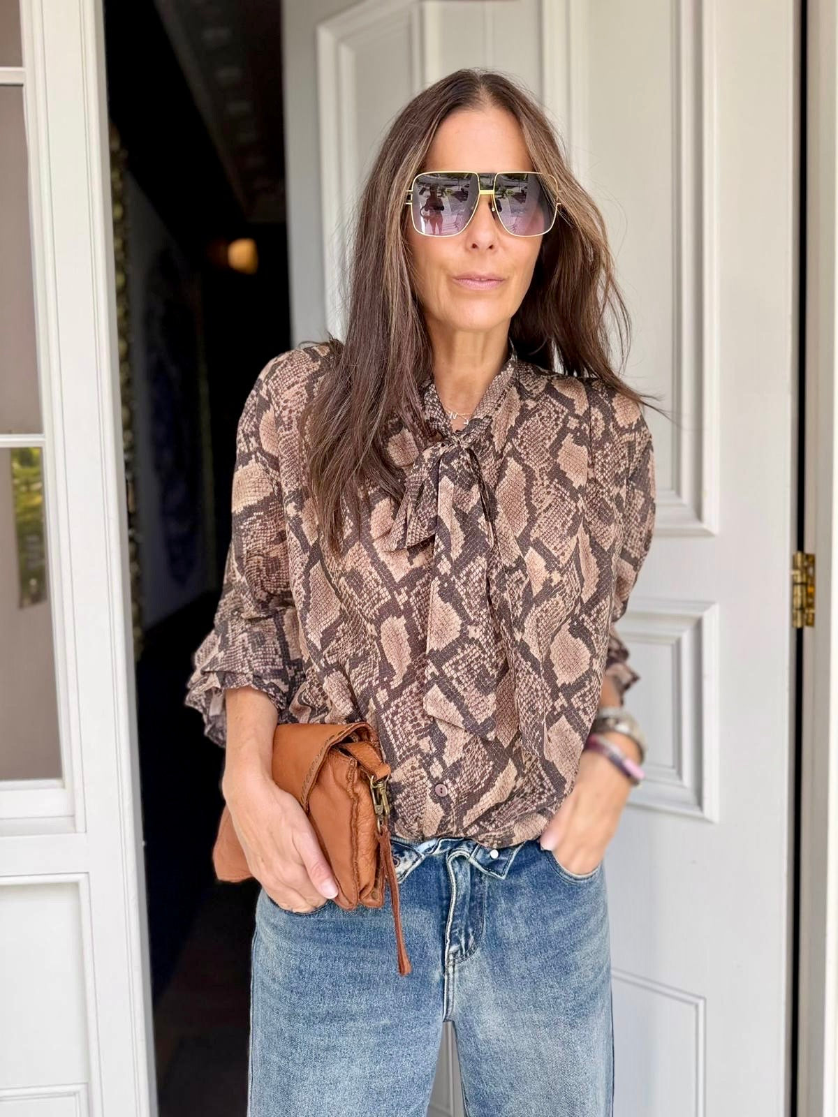 Romy Snake Print Shirt - **LIMITED EDITION**