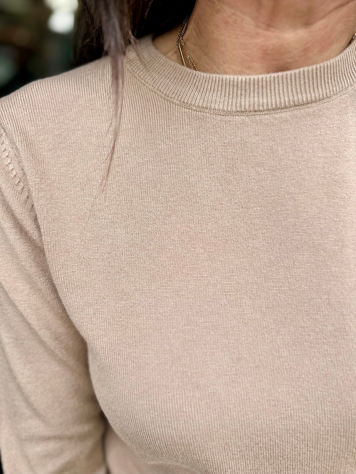 Space Light Weight Knit - Biscuit