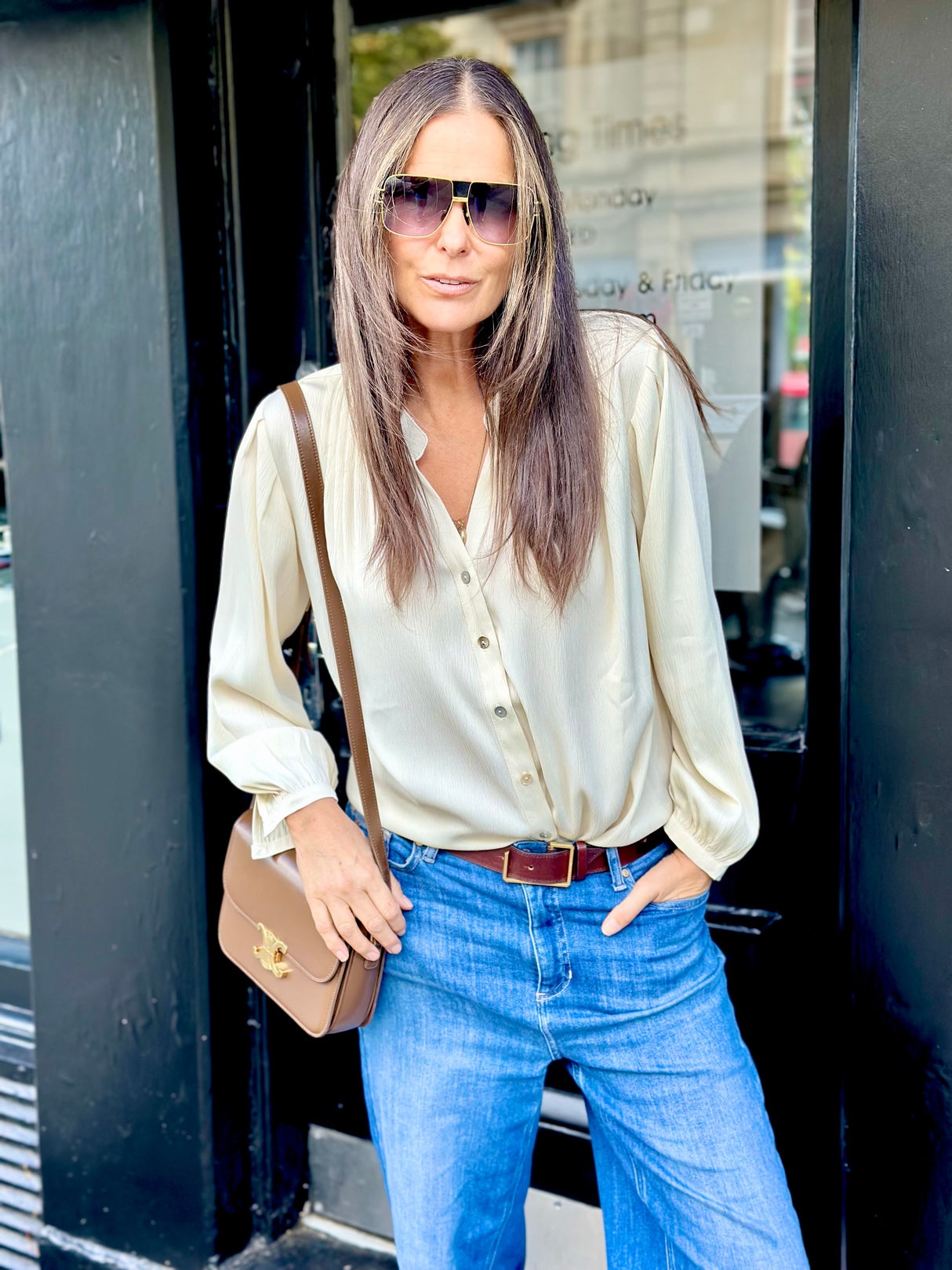 Carrie Blouse - Cream