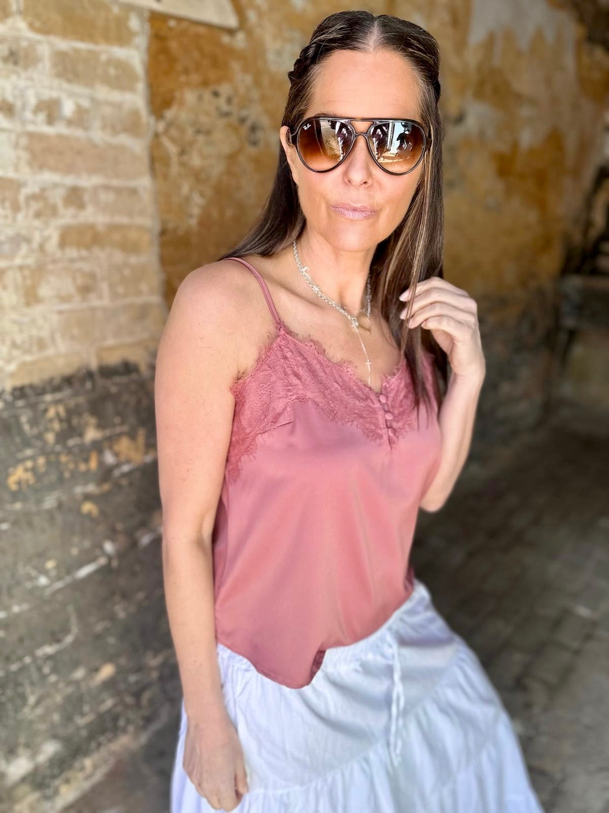 Jamey Cami - Dark Pink