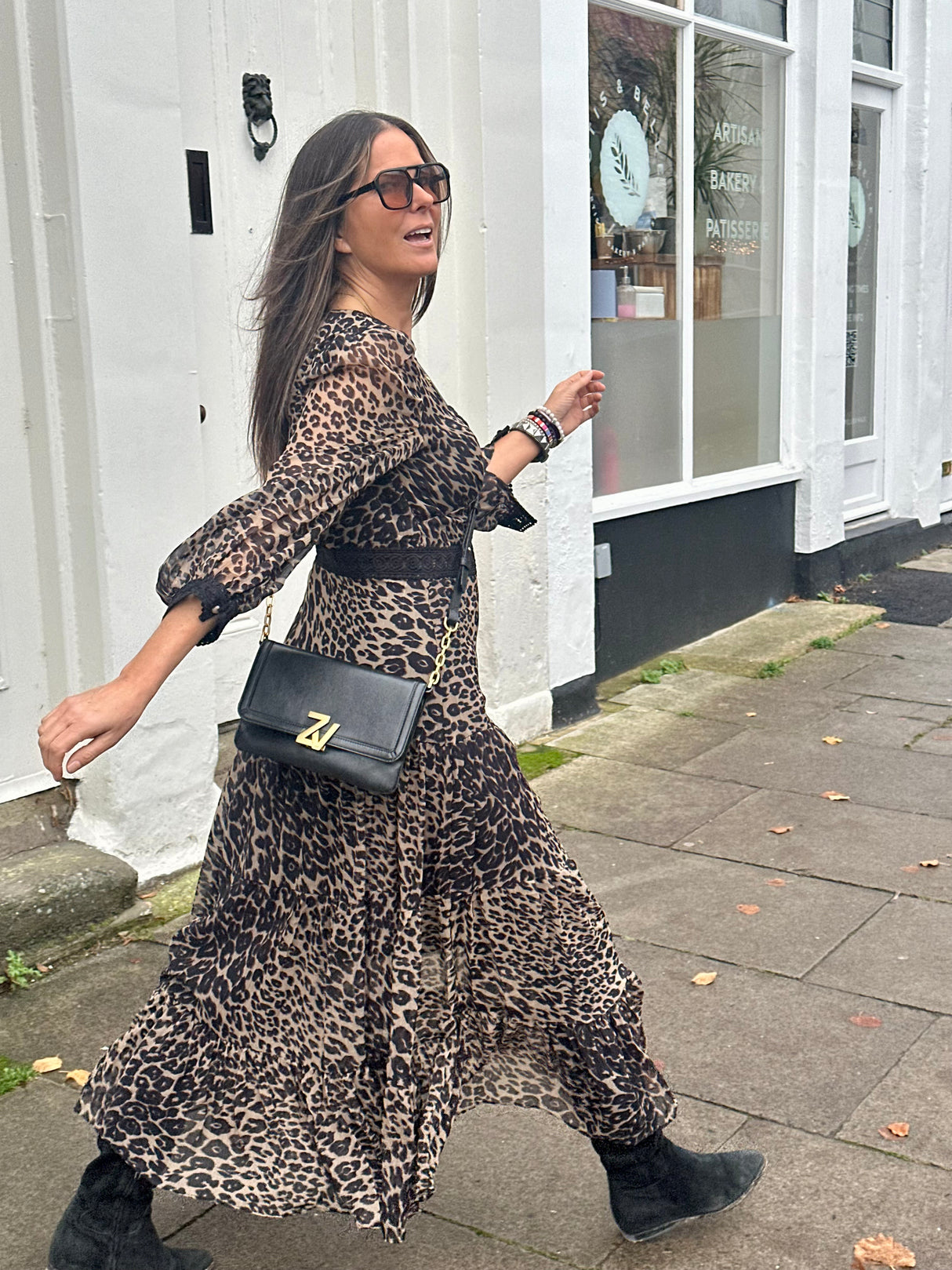 Amelie Maxi Dress - Animal Print