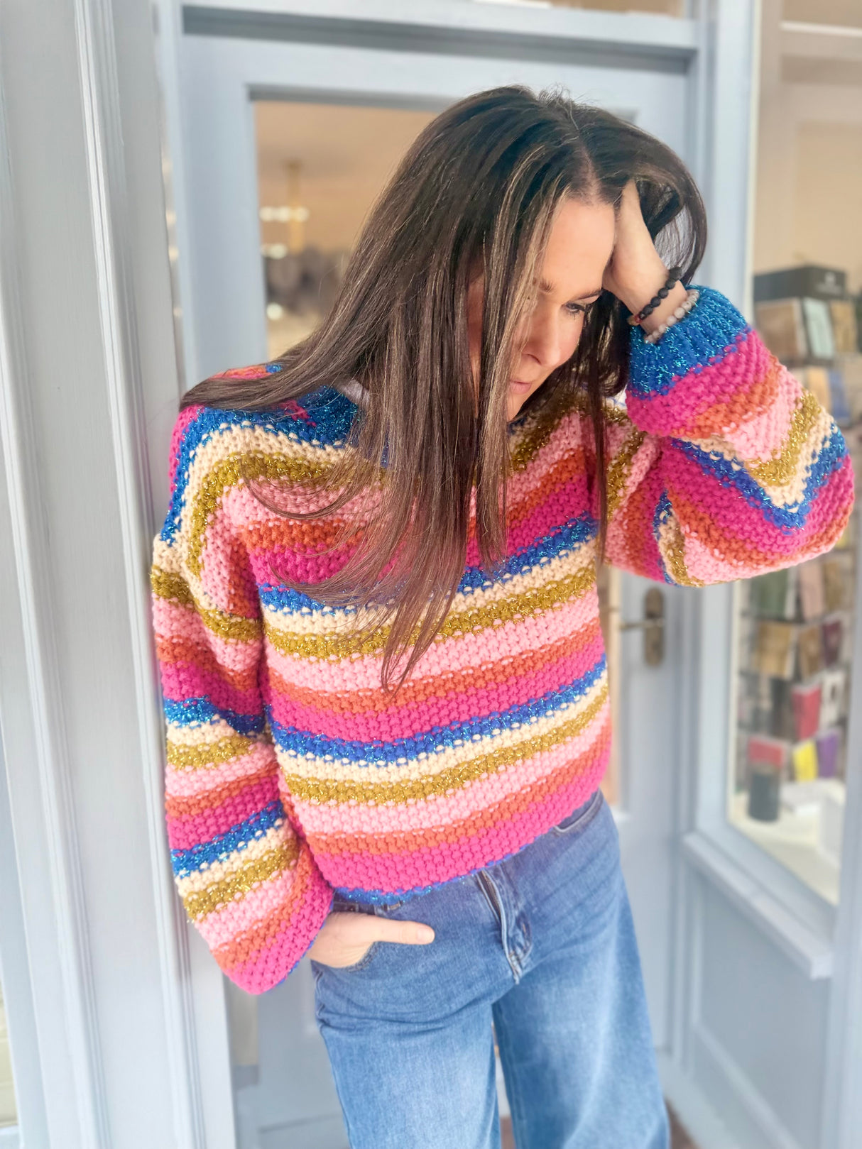 Rainbow Knit - Pink