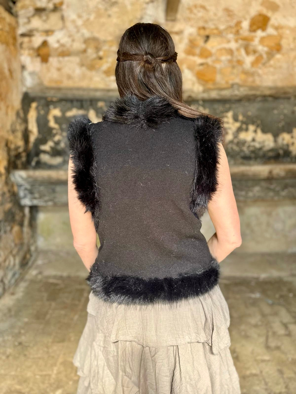 Colete Noah Tricotado - Preto