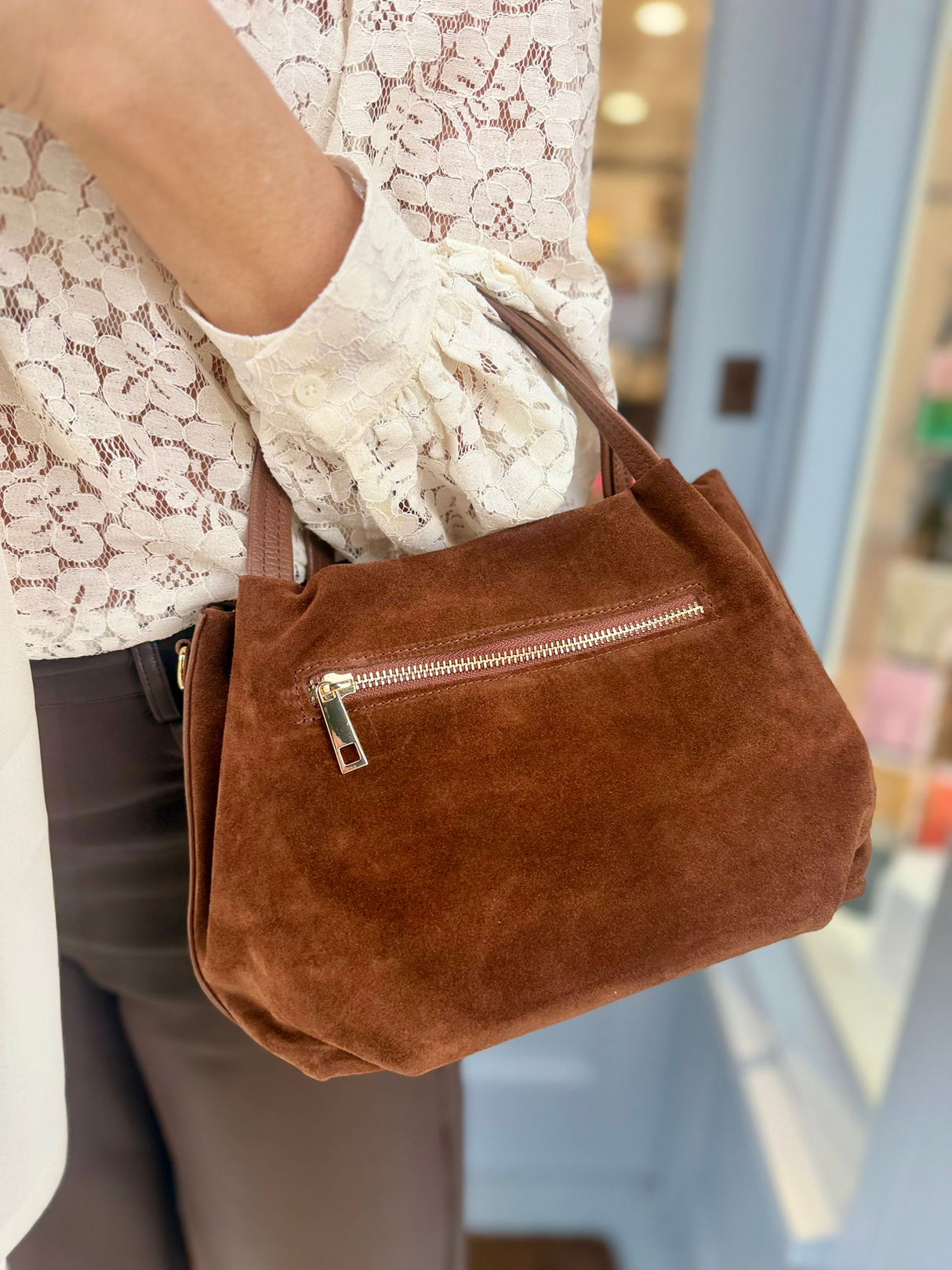 Cassidy Suede Bag