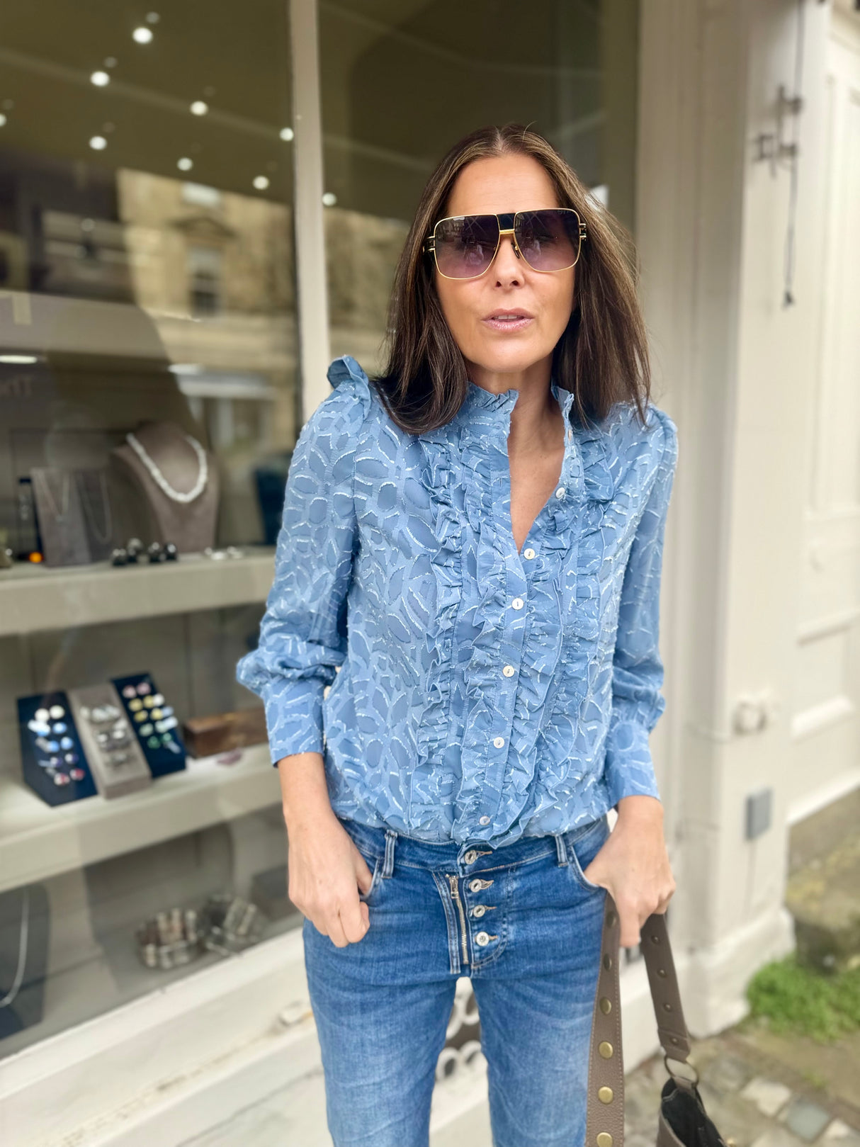 Charlotte Ruffle Blouse