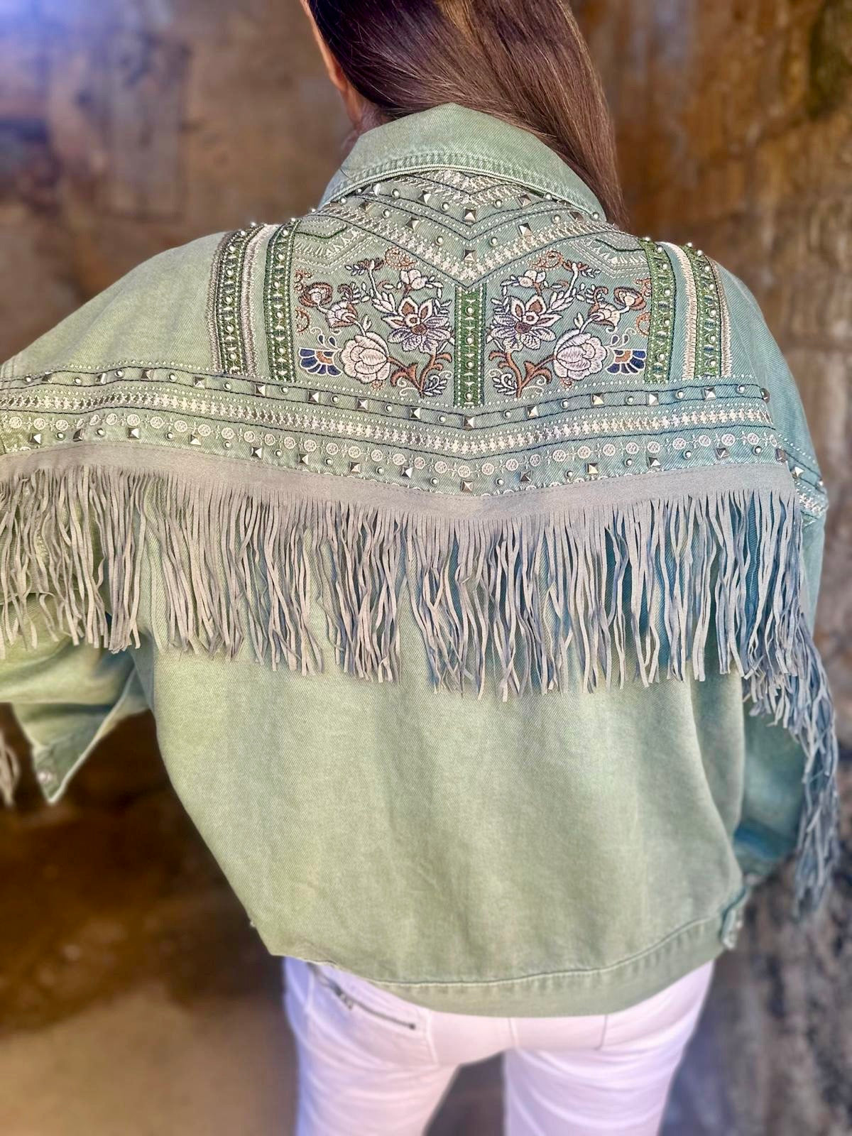 Jaqueta jeans Dallas cáqui