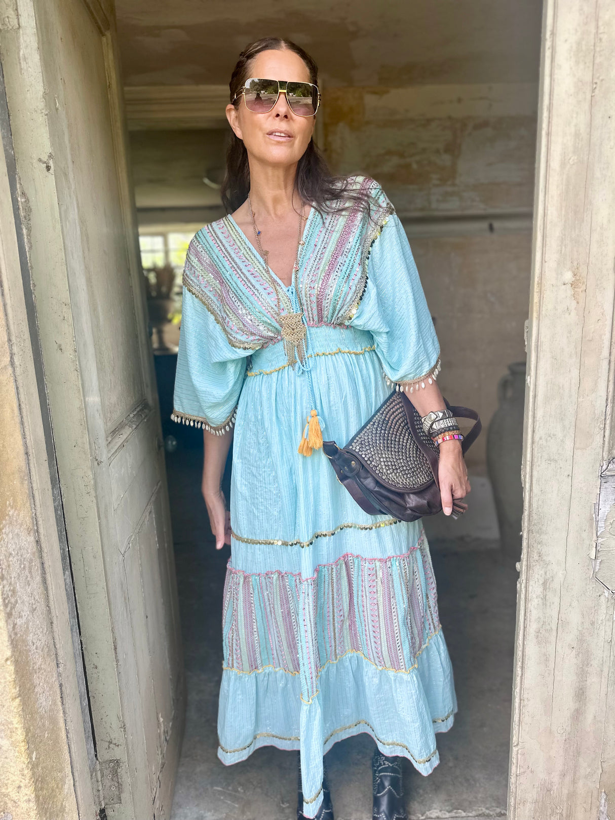 Sintra Beaded Maxi Dress