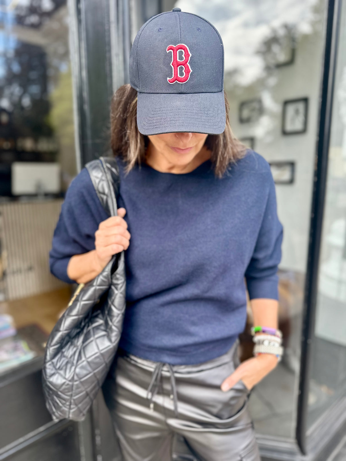 Lucie Lightweight Knit - Navy