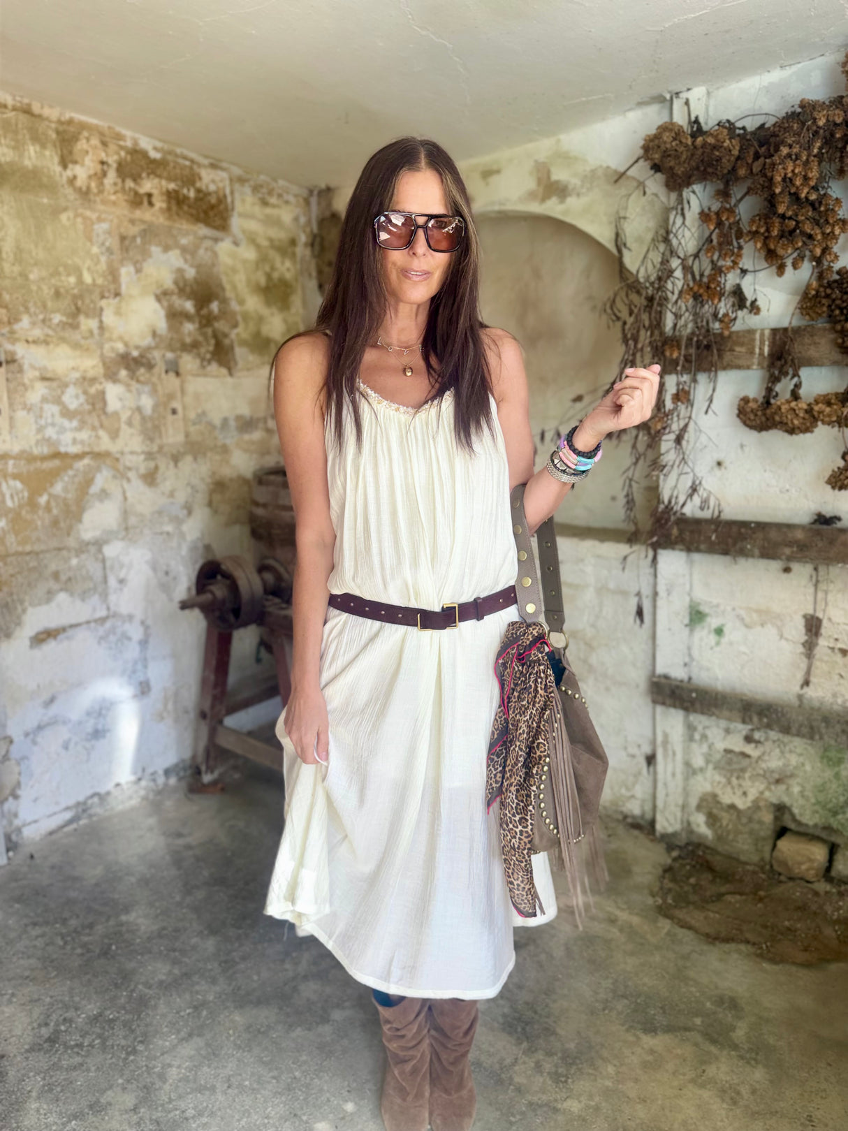 Virelle Dress - Cream