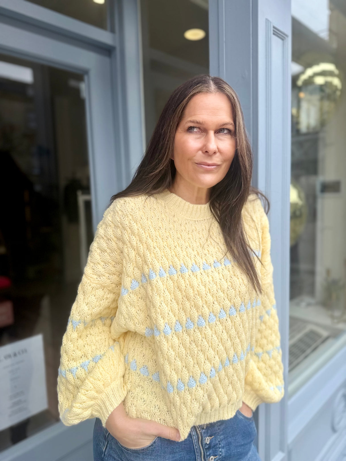 Cosy Crew Neck - Yellow