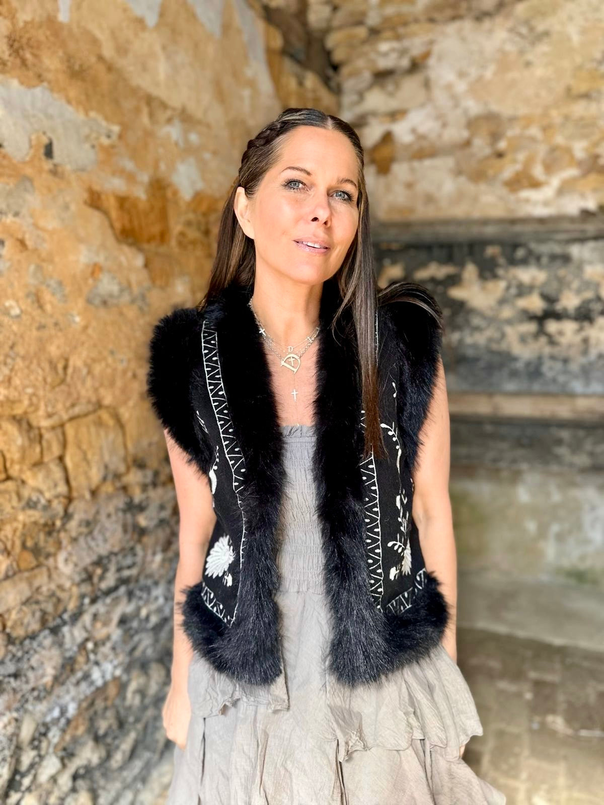 Colete Noah Tricotado - Preto