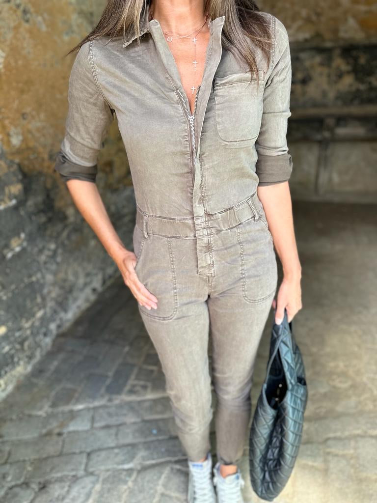 Jules Jumpsuit Chocolate