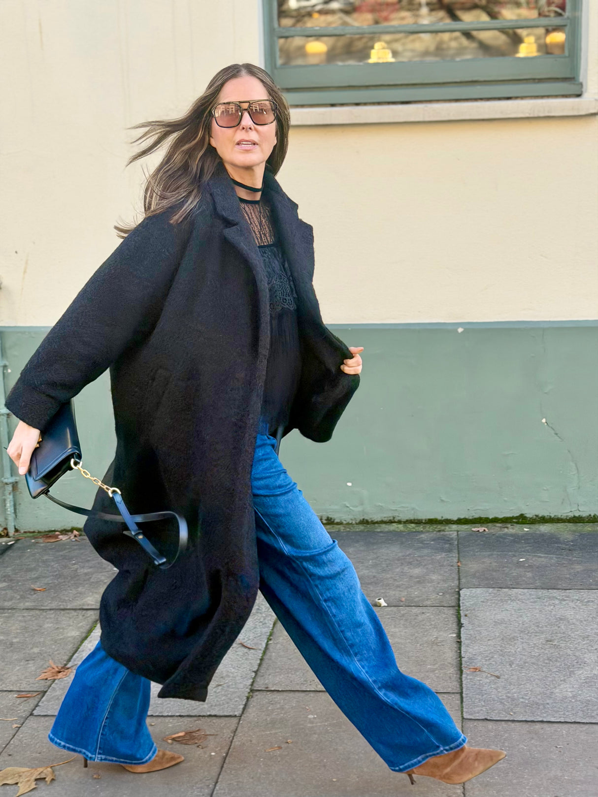 Mara Knitted Jacket - Black