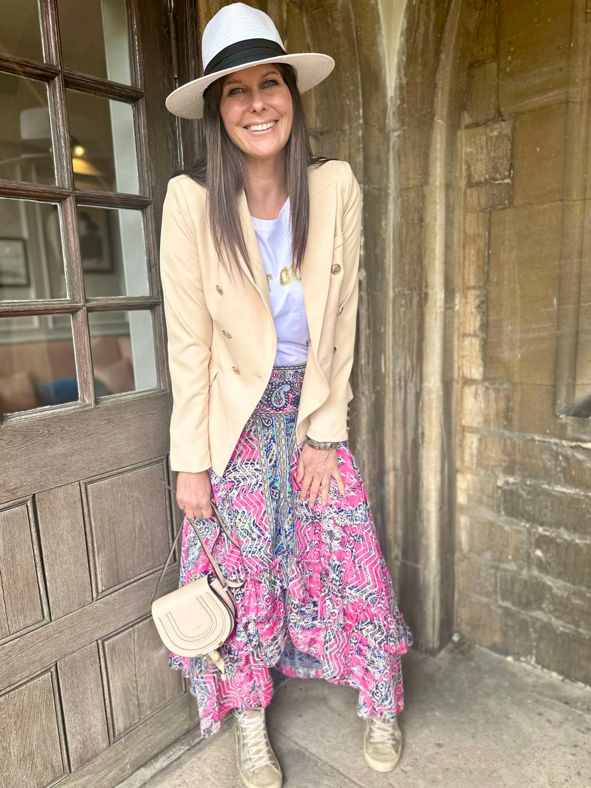 Blazer Eliza color caramelo