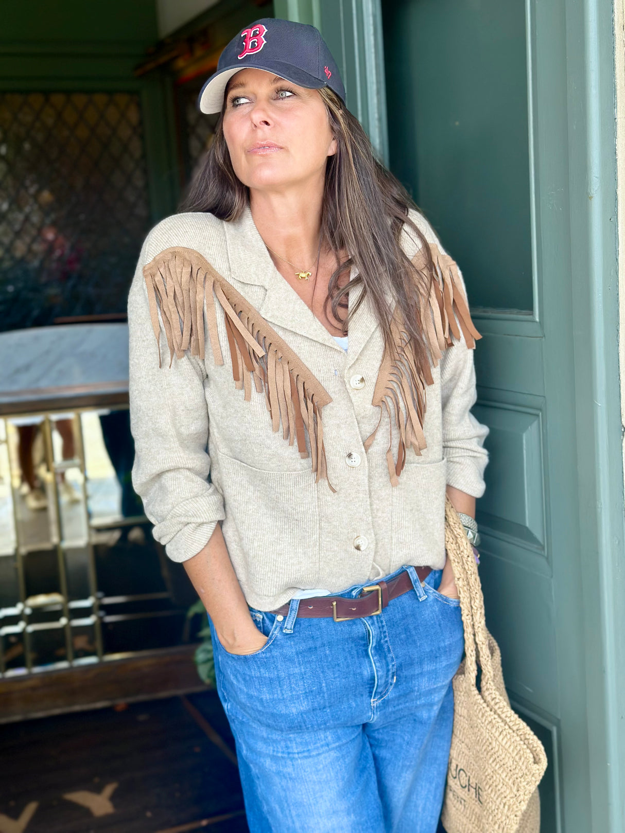 Beth Tassel Knitted Jacket