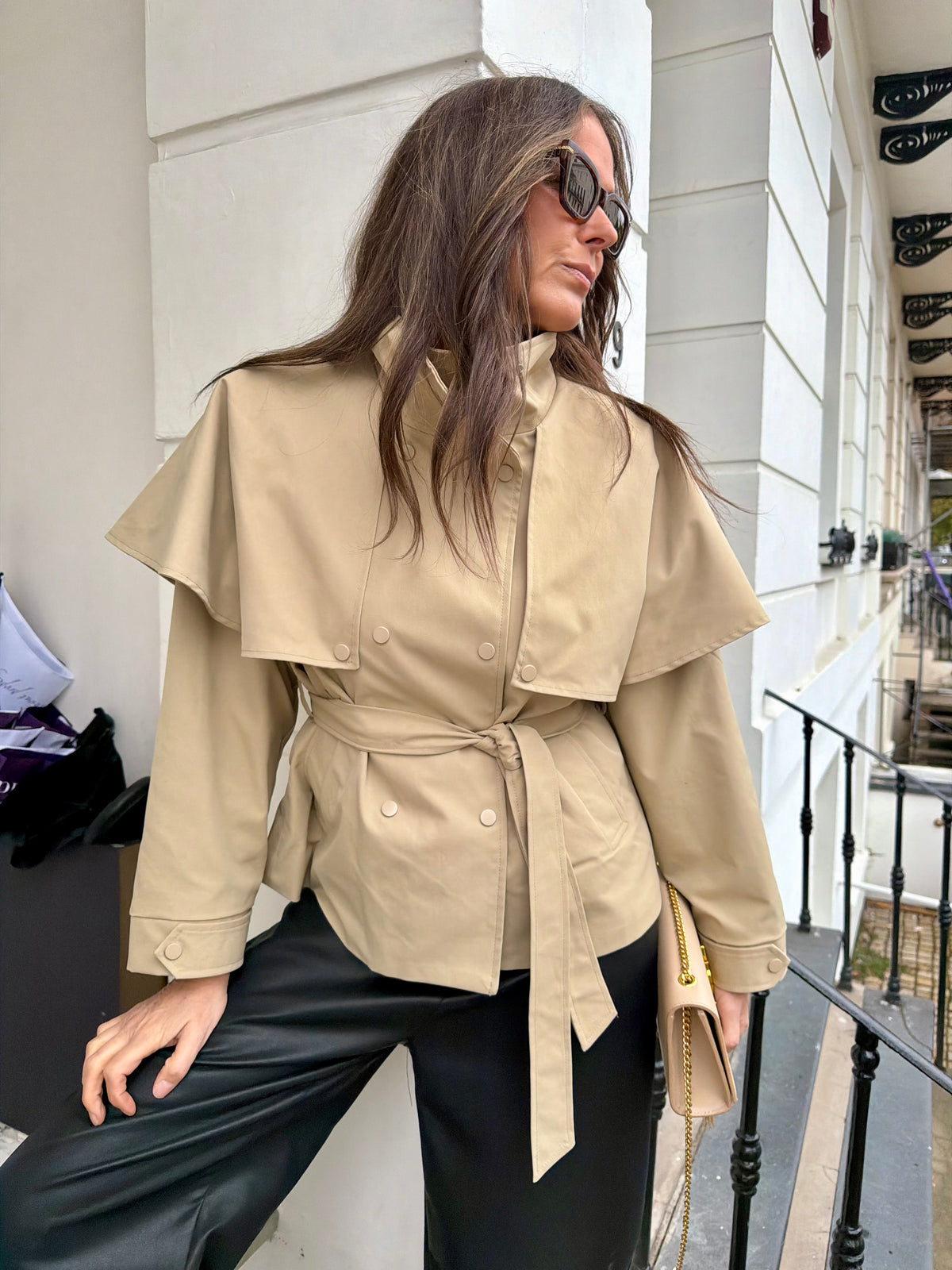 Wilton Short Trench - Beige