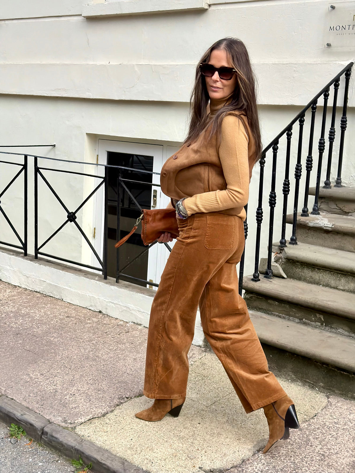 June Cord Trousers - Camel