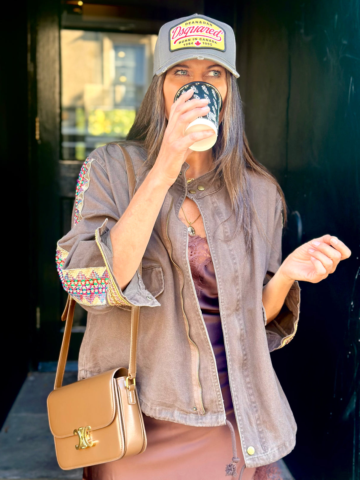 Art Jacket - Chocolate Brown