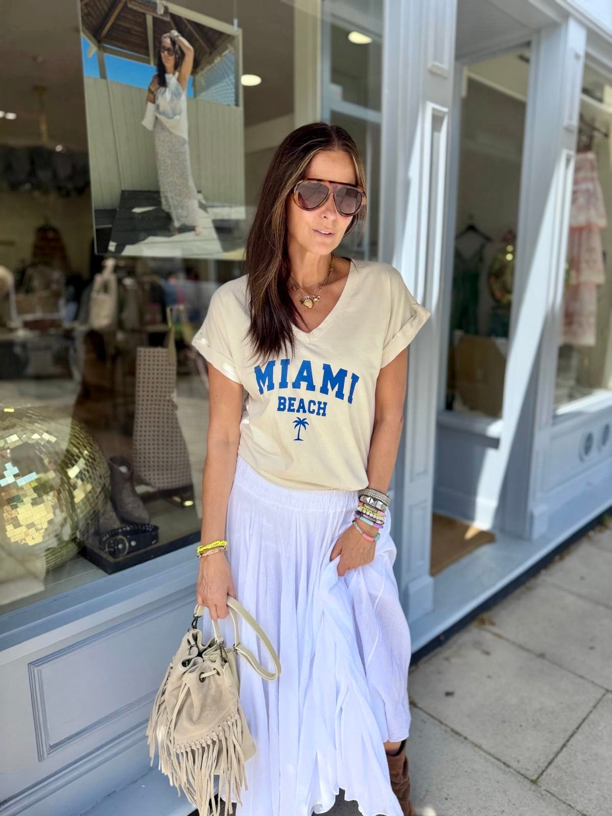 Miami Tee - White
