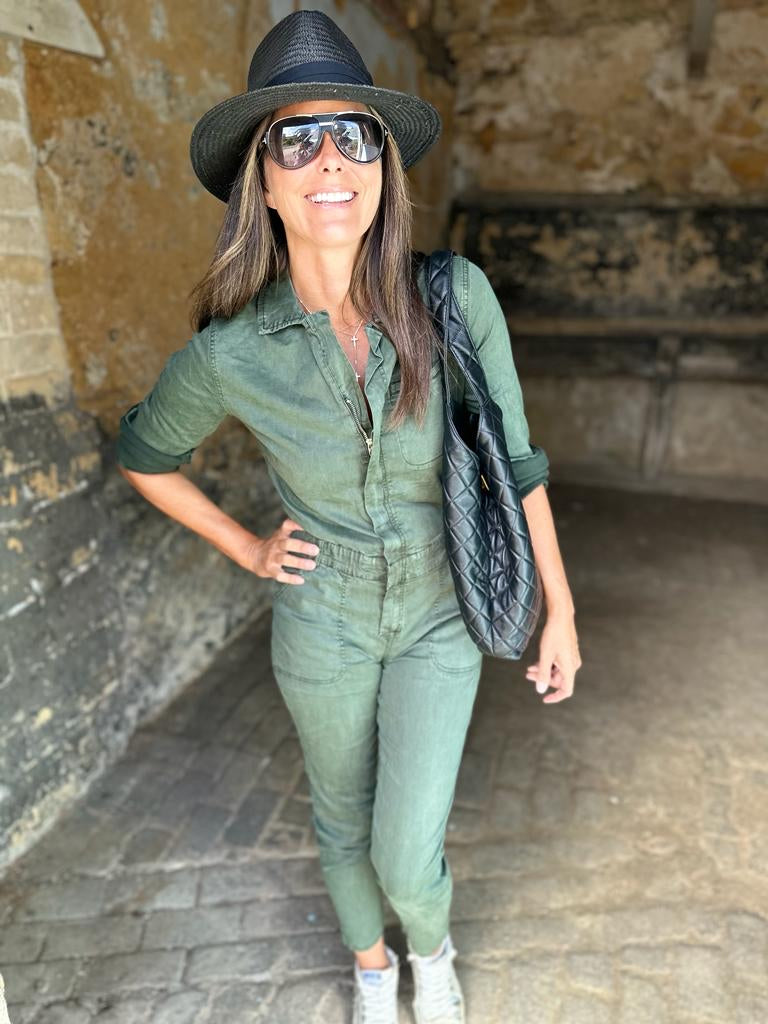 Jules Jumpsuit Forest Green