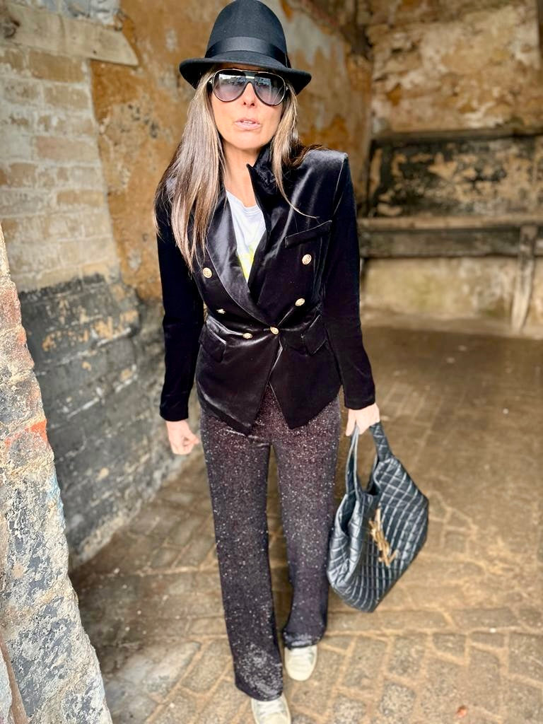 Pantalón de terciopelo Jessica Sparkle