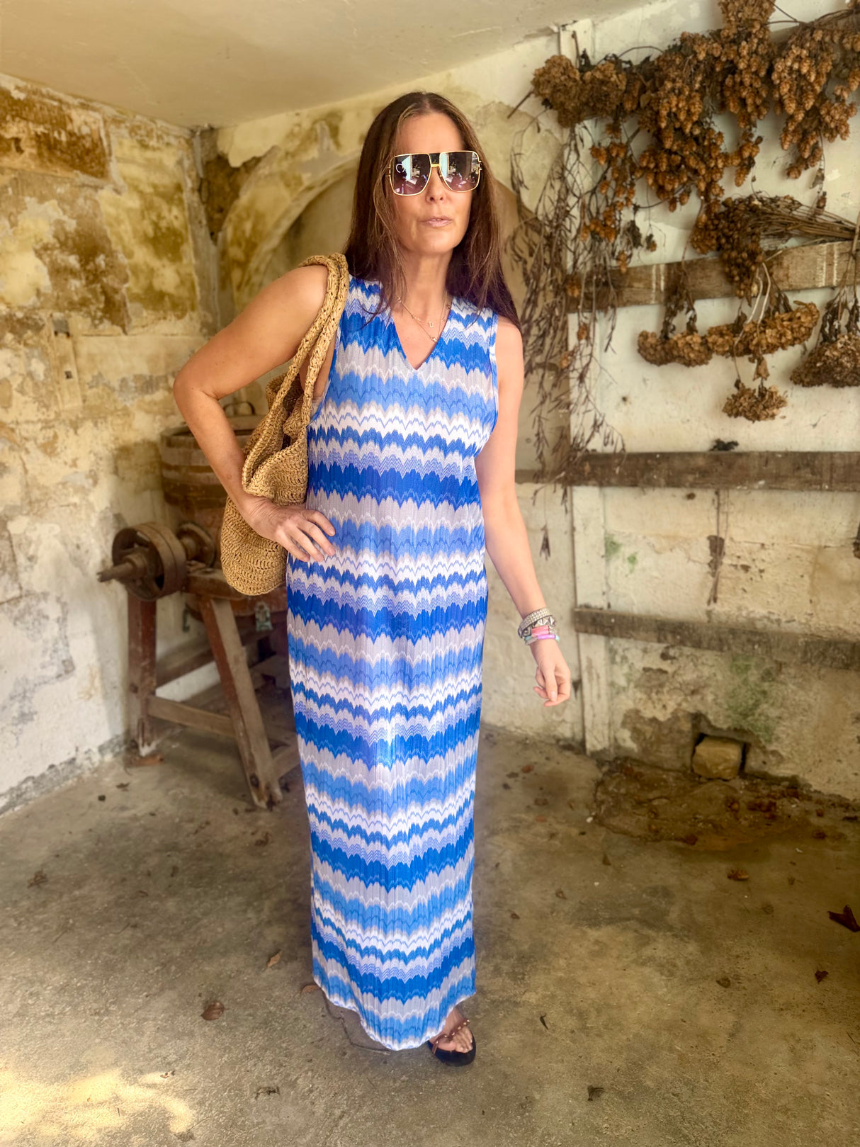 Seraphina Dress - Ocean