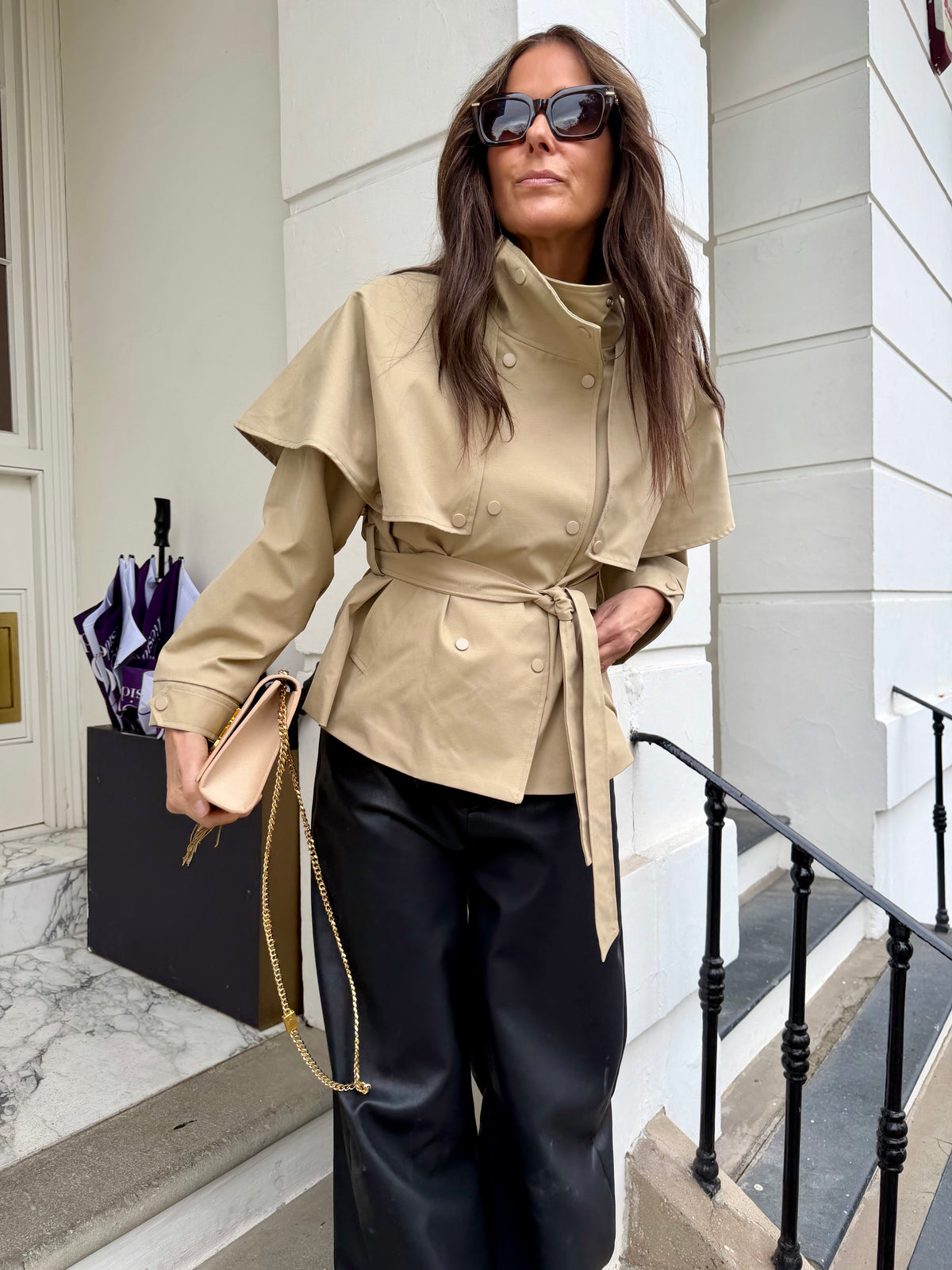 Wilton Short Trench - Beige
