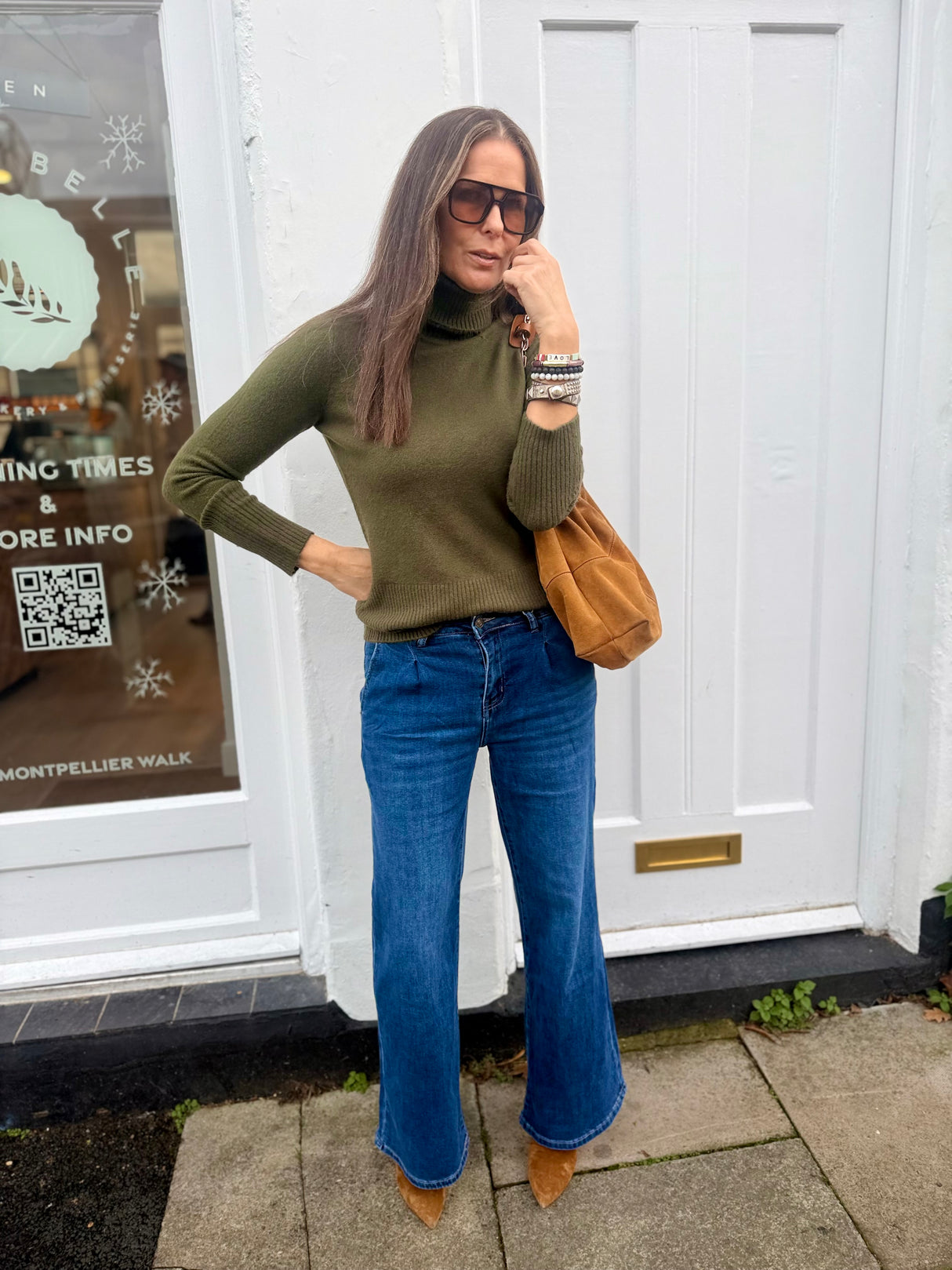 Rita Roll Neck Essential - Khaki