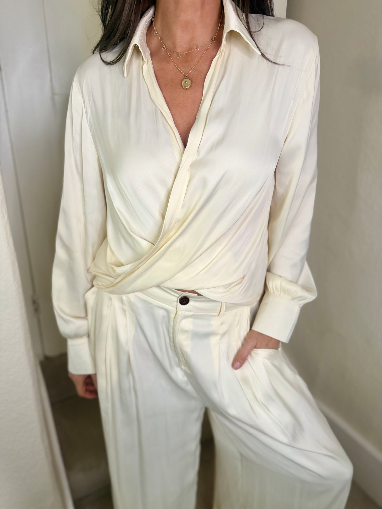 Aurora Two Piece Set - Cream