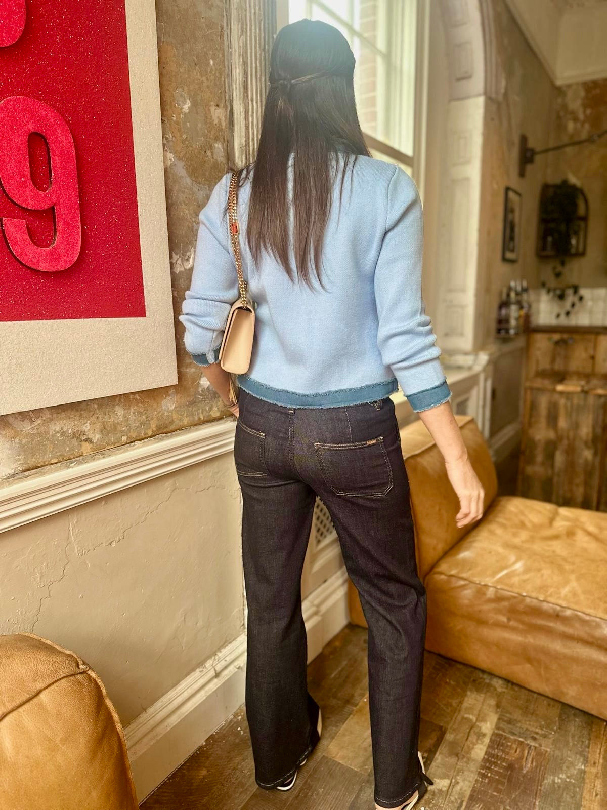 Crush Wide Leg Indigo Wash