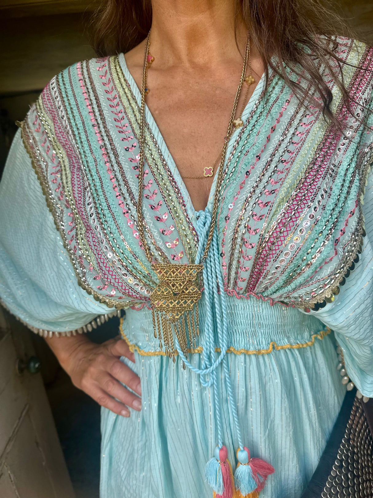 Sintra Beaded Maxi Dress