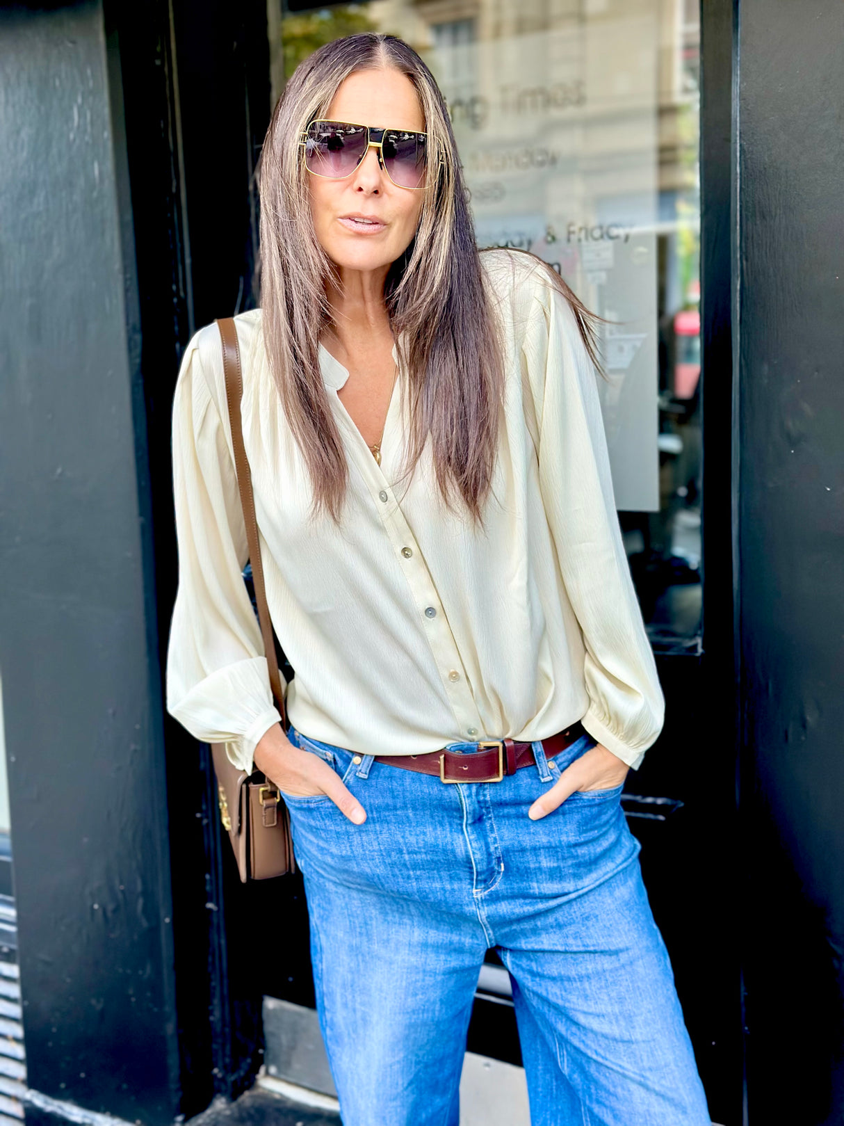 Carrie Blouse - Cream