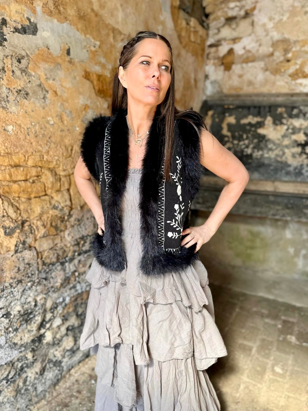 Colete Noah Tricotado - Preto