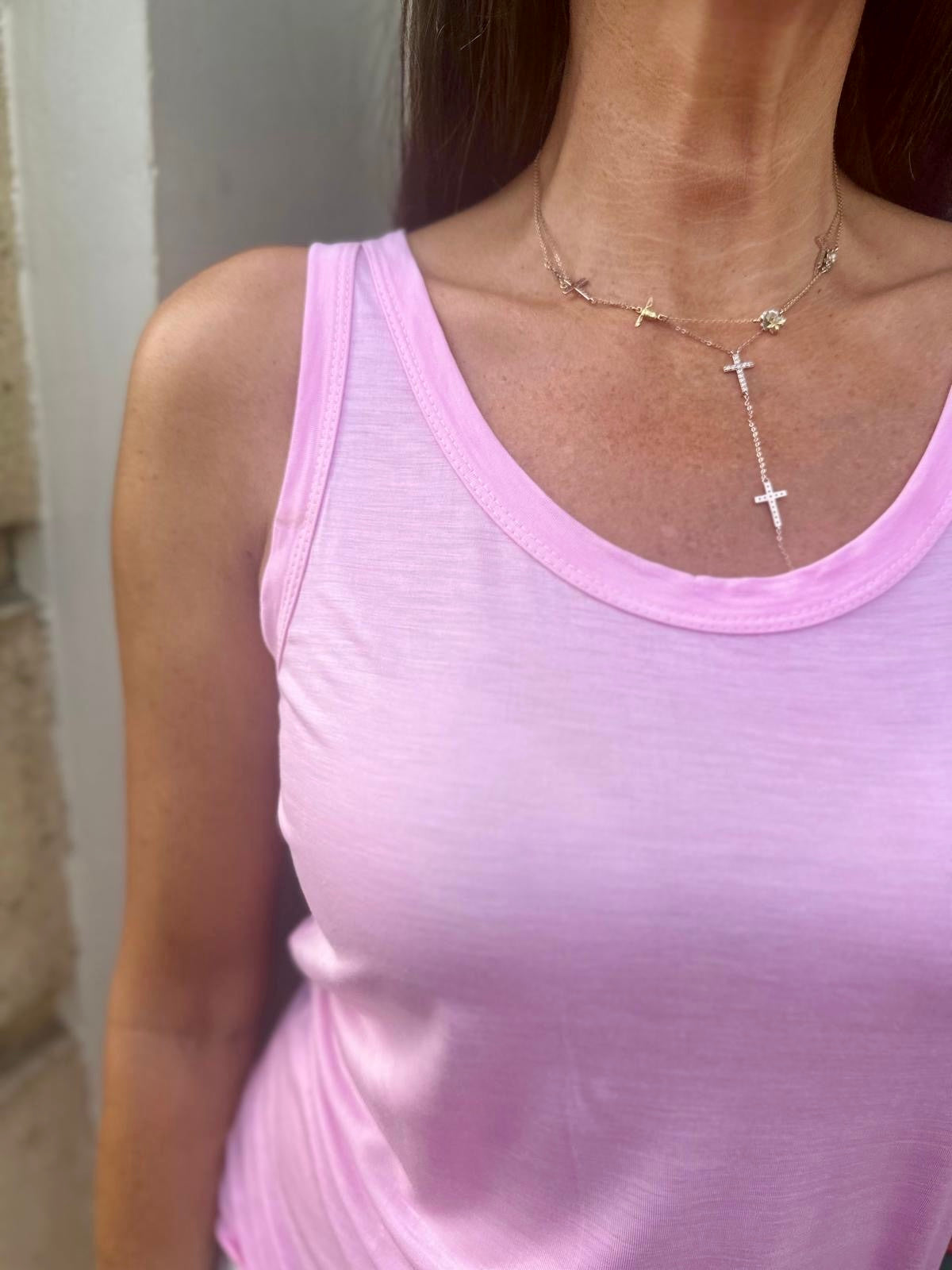 Long Island Tank - Pink