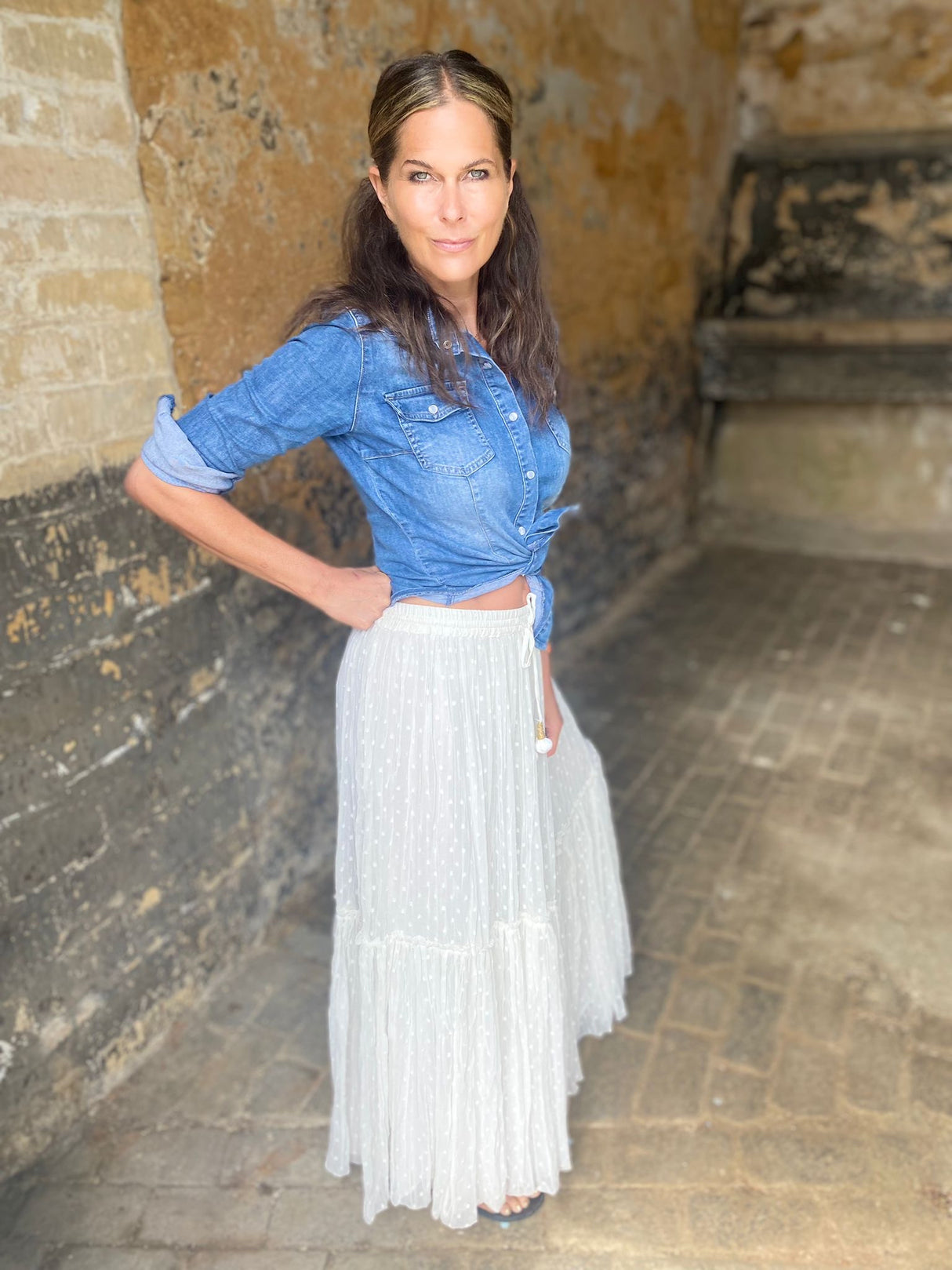 Daisy Denim Light Shirt