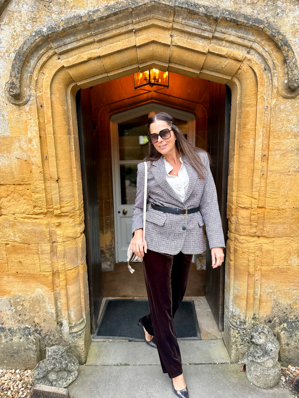 Jessica Velvet Pant - Chocolate