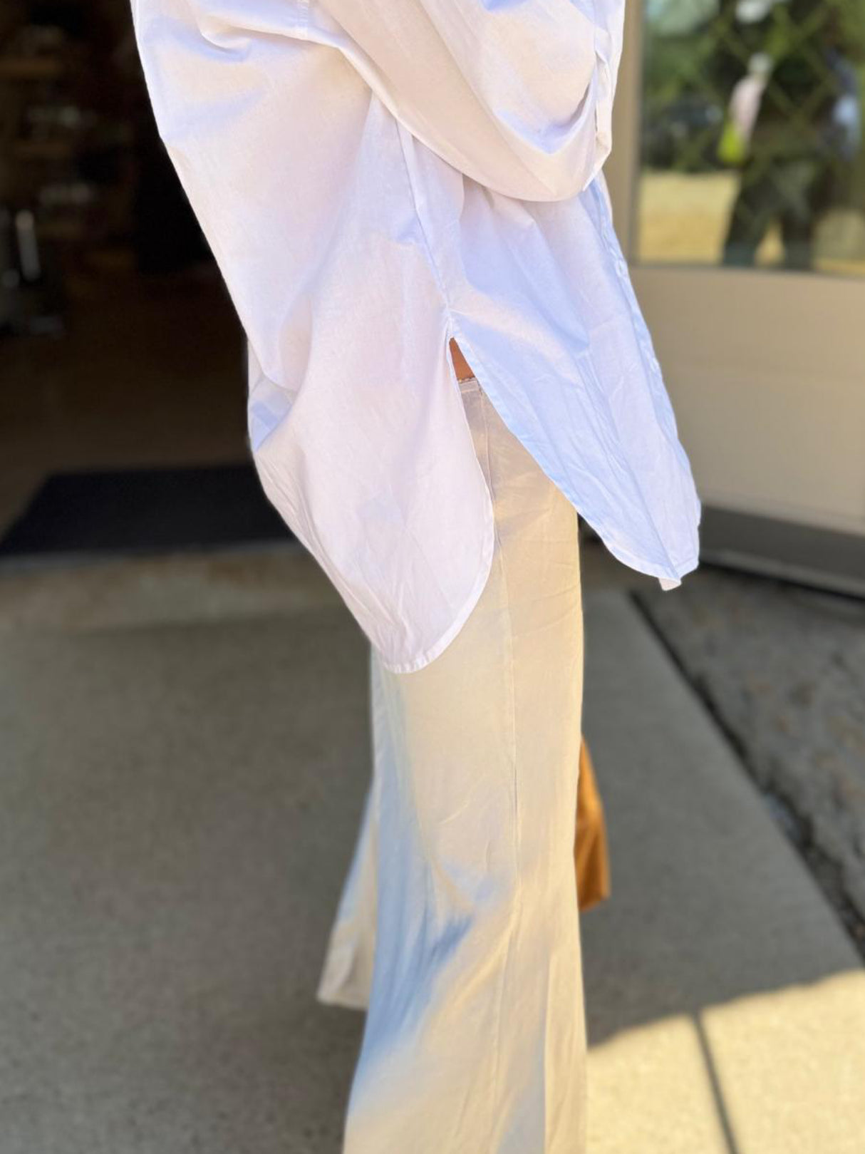 Alexia White Cotton Shirt