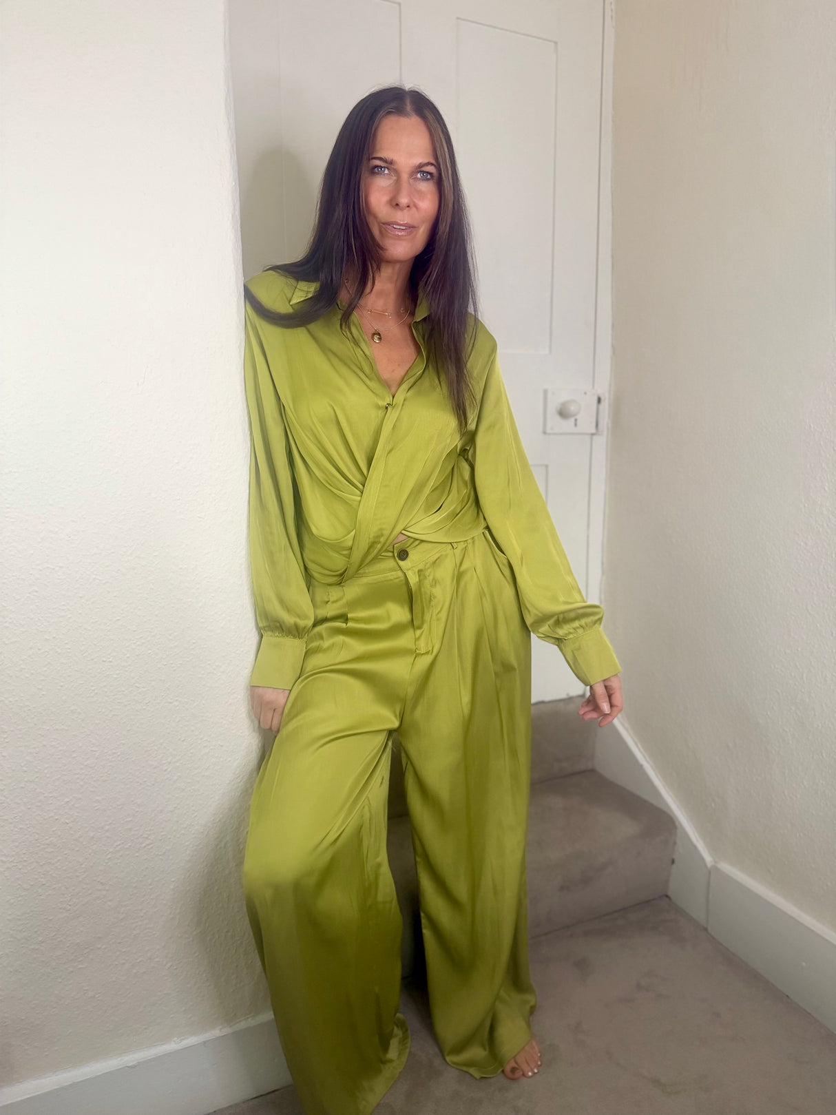 Aurora Two Piece Set - Lime