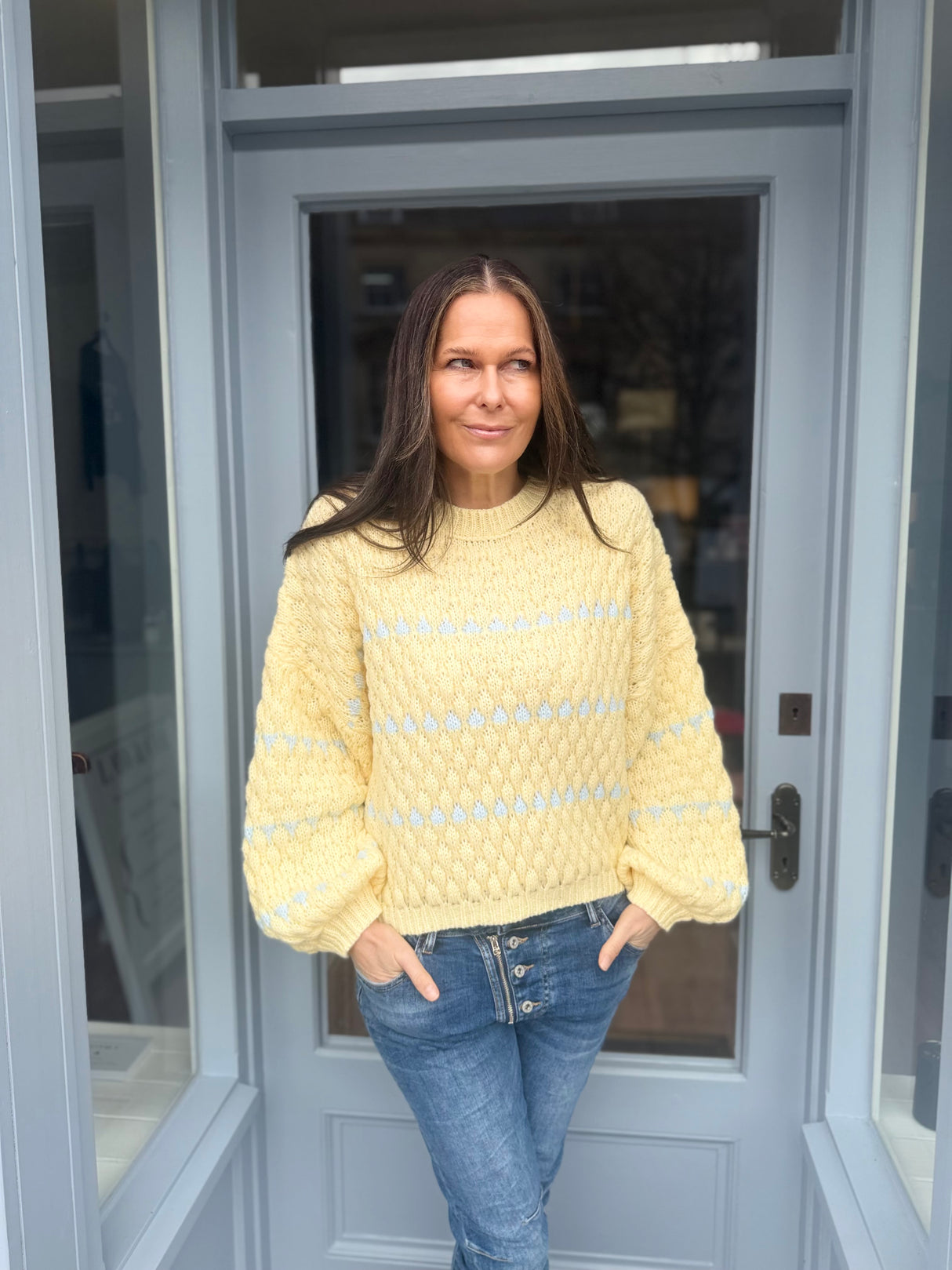 Cosy Crew Neck - Yellow