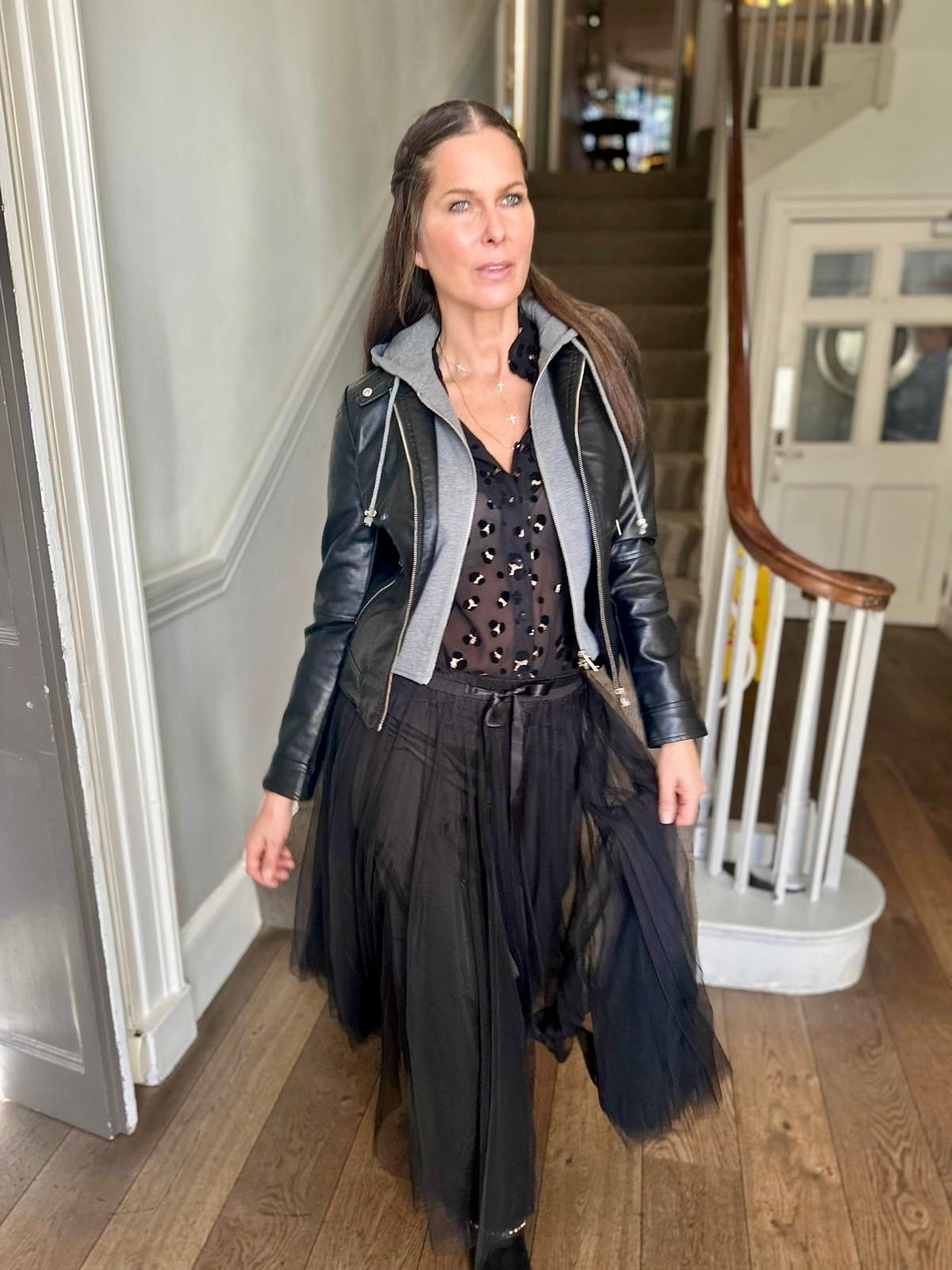 Tessa Tulle Skirt Black