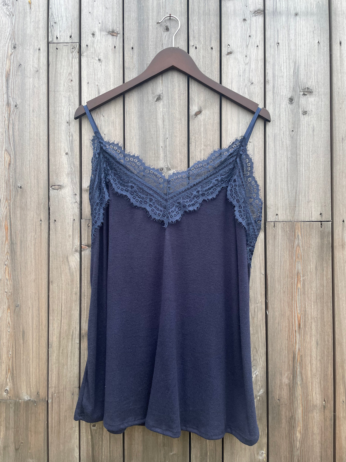 Law and Co Curve - Cali Lace Trim Stretch Camisole - Blue